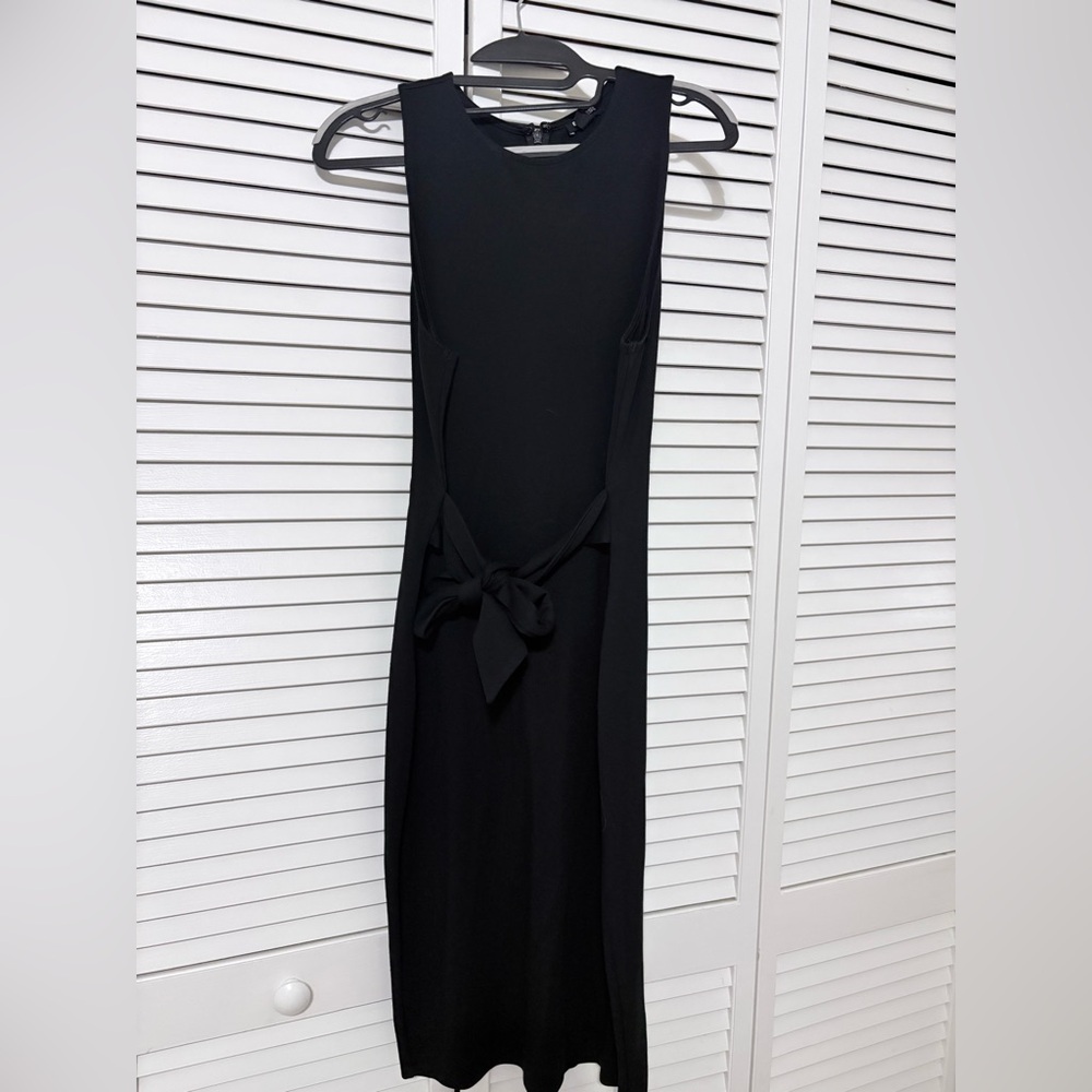 Express Workwear Black Sleeveless Dress